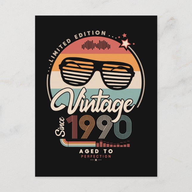 Carte Postale Vintage depuis 1990 (Devant)