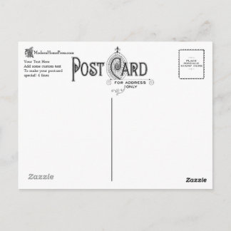 Carte postale vintage - Design "C"