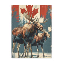 Vintage d'orignal canadien
