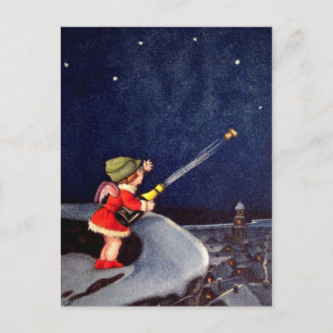 Carte postale vintage du Nouvel An