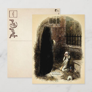 Carte postale vintage Ebenezer Scrooge