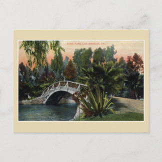 Carte Postale Vintage Echo Park Los Angeles