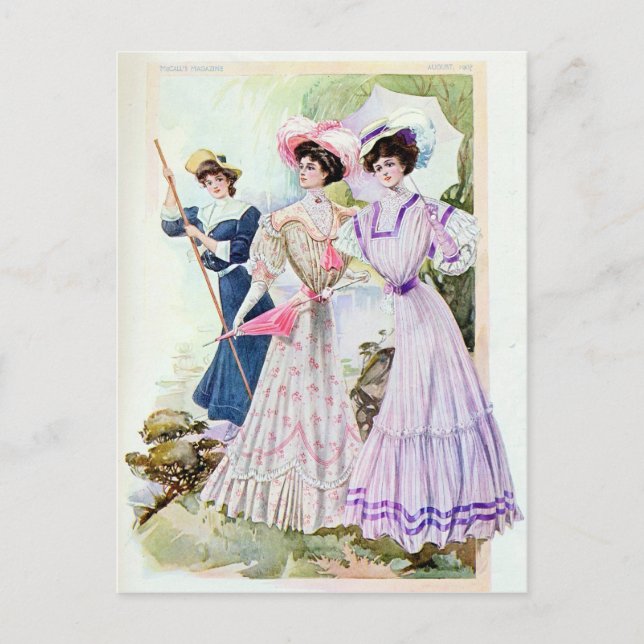 Carte postale vintage Edwardian Ladies (Devant)