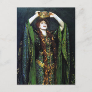 Carte Postale Vintage Ellen Terry comme Lady Macbeth