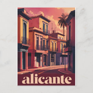 Carte Postale vintage espagne alicante