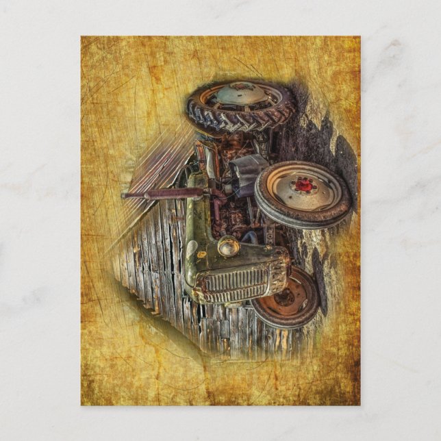 Carte Postale Vintage Farm (Devant)