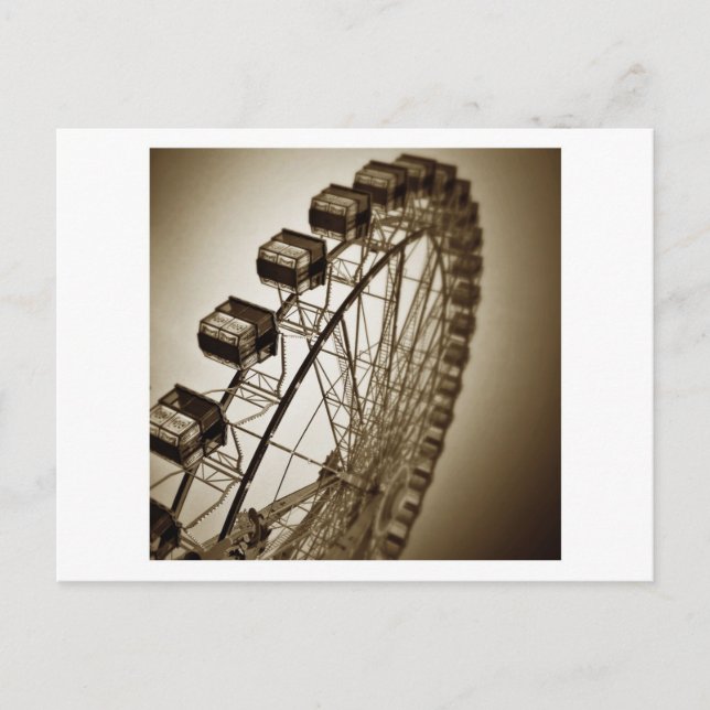 Carte Postale Vintage Ferris Wheel (Devant)