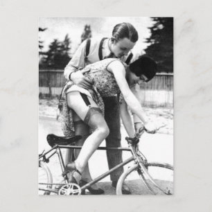 Carte Postale Vintage fille photo osé