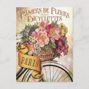 Carte postale vintage Florale