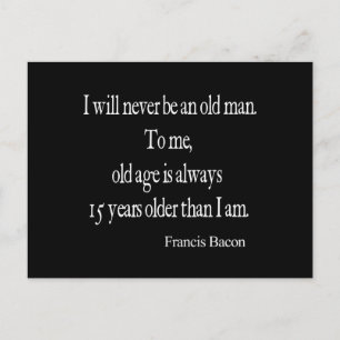 Carte Postale Vintage Francis Bacon ne sera jamais citée pour la