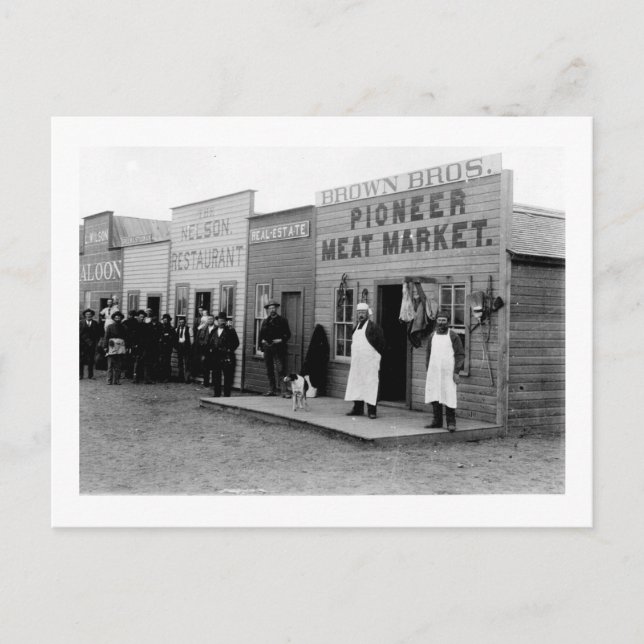 Carte Postale Vintage Frontier Town 5 (Devant)