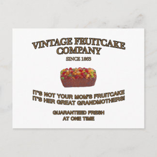 Carte Postale Vintage Fruitcake