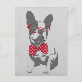 Carte Postale Vintage Funny French Bulldog