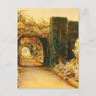 Carte Postale Vintage Garden Art - Elgood, George S.