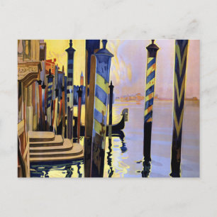 Carte Postale Vintage Grand Canal Venise Italie Voyage