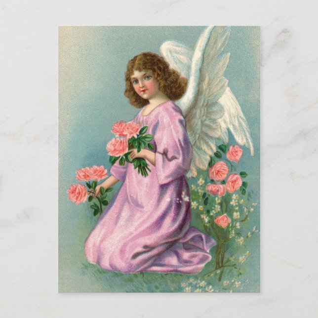 Carte postale vintage Guardian Angel (Devant)