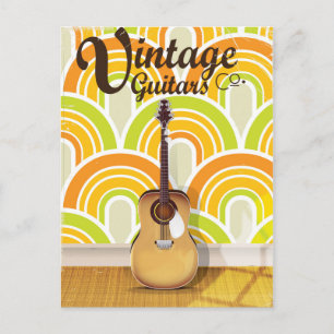 Carte Postale Vintage Guitar Co.