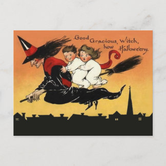 Carte postale vintage Halloween Art