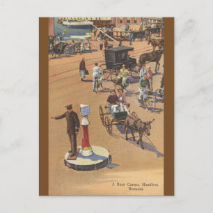 Carte postale vintage Hamilton Bermudes