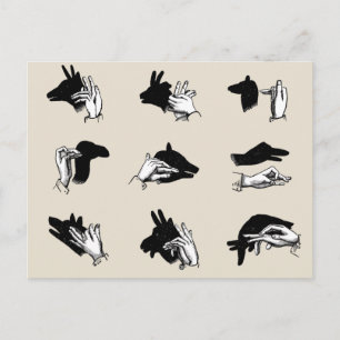 Carte Postale Vintage Hand