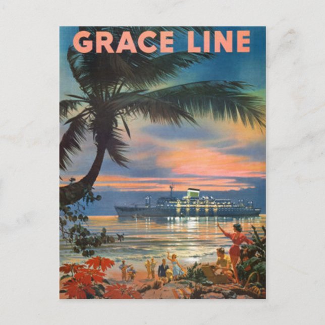 Carte Postale Vintage Hawaii, États-Unis - (Devant)