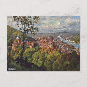 Carte postale Vintage Heidelberg Allemagne