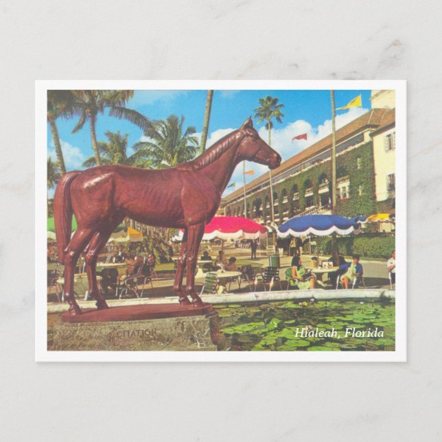 Carte Postale Vintage Hialeah Floride (Devant)