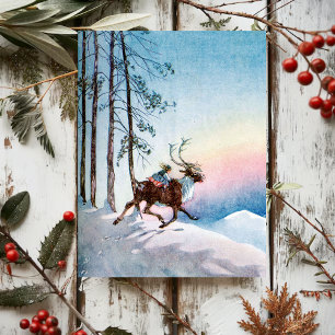 Carte Postale Vintage Honneur C. Appleton La Reine des neiges