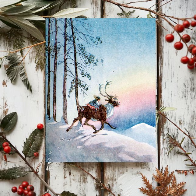 Carte Postale Vintage Honneur C. Appleton La Reine des neiges (Créateur téléchargé)