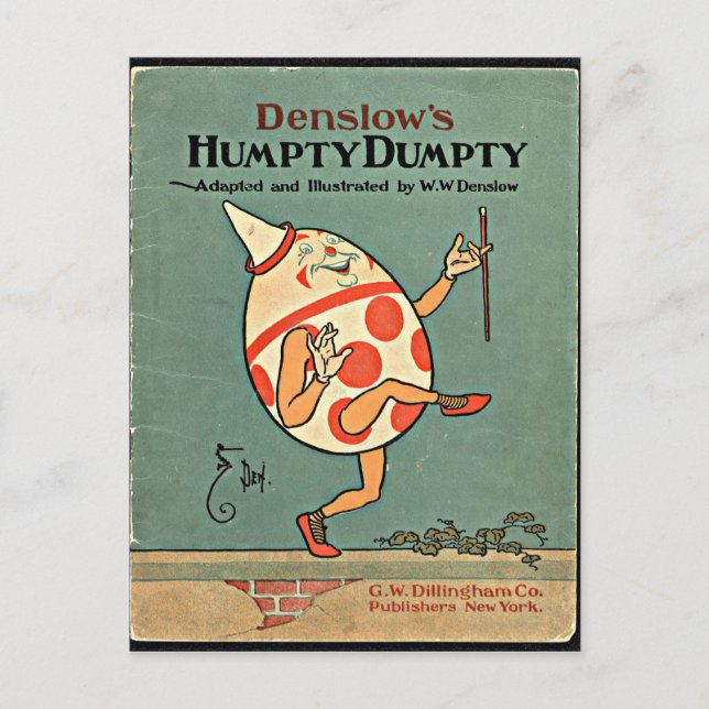 Carte Postale Vintage Humpty Dumpty (Devant)