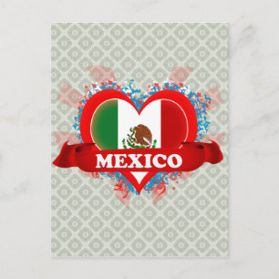 Carte Postale Vintage I Love Mexique