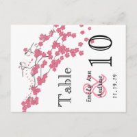 Vintage Inséparable rose cerise fleurie Numéro de 