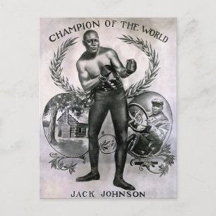 Carte Postale Vintage Jack Johnson