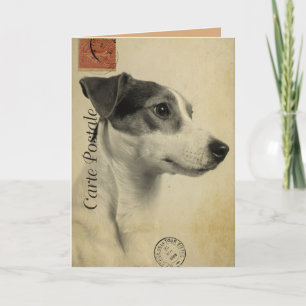 Carte postale Vintage Jack Russell