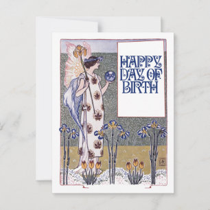 Carte Postale Vintage Joyeux anniversaire