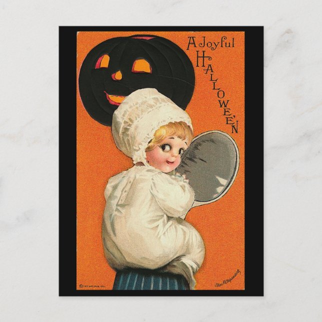 Carte Postale Vintage Joyful Halloween Baby (Devant)
