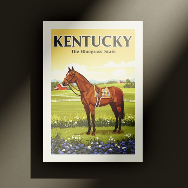 Carte Postale Vintage Kentucky (Créateur téléchargé)