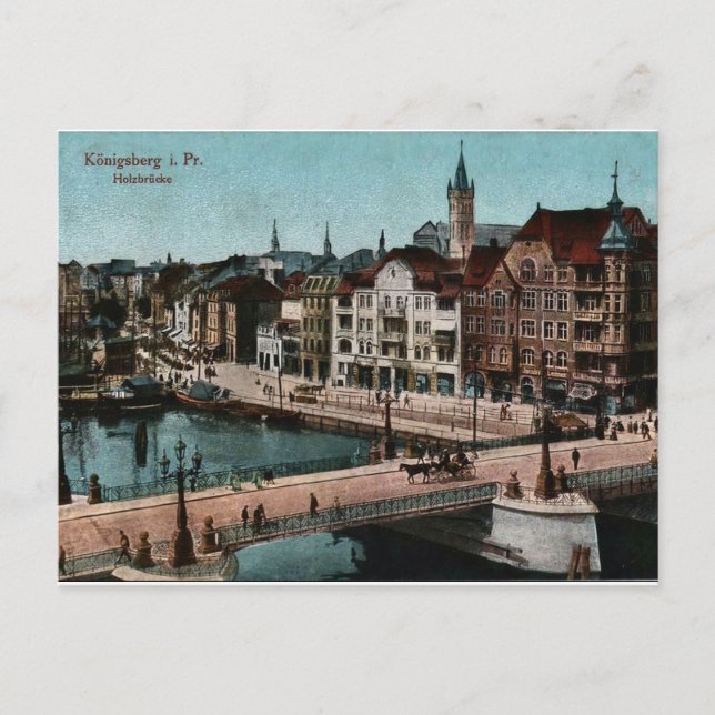 Carte postale vintage Koningsberg/Kaliningrad (Devant)