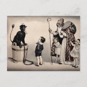Carte postale vintage Krampus
