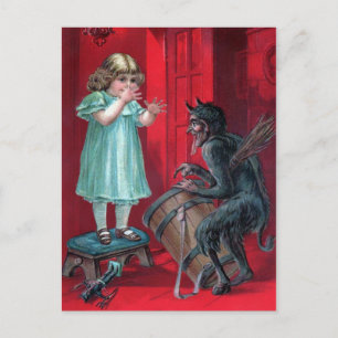 Carte postale vintage Krampus