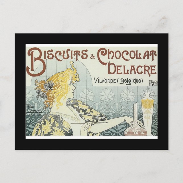 Carte postale vintage Lady (Devant)