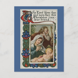 Carte Postale vintage Le Seigneur te bénisse