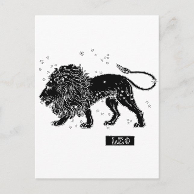 Carte Postale Vintage Leo (Devant)