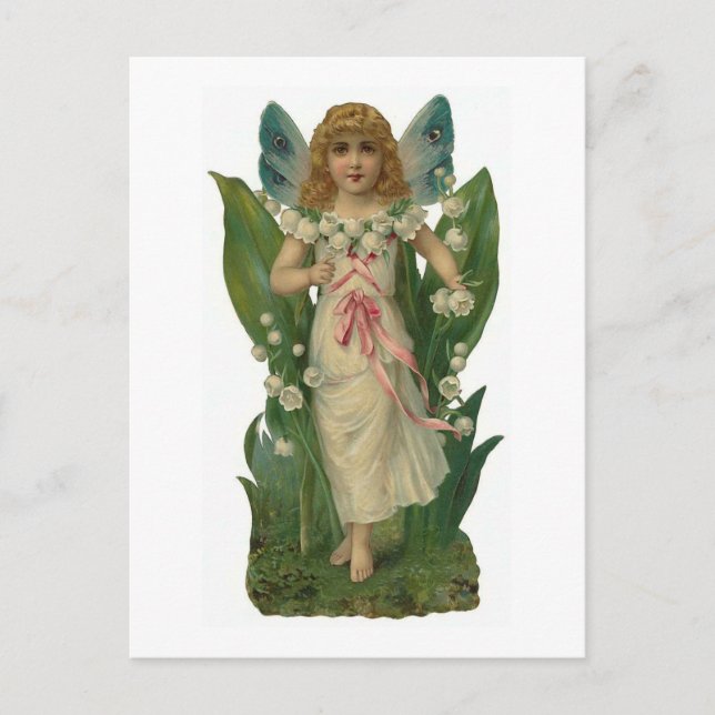 Carte postale Vintage "Lily of the Valley" (Devant)