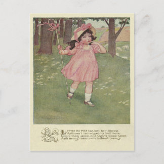 Carte Postale Vintage Little Bo Peep