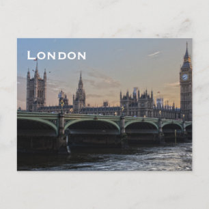 Carte postale vintage London Travel Tourism