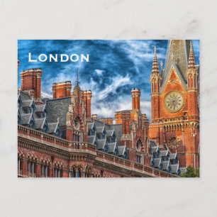 Carte postale vintage London Travel Tourism