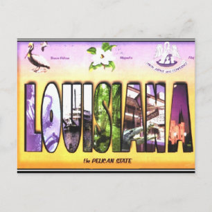 Carte postale Vintage Louisiane