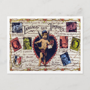 Carte postale vintage LOVE