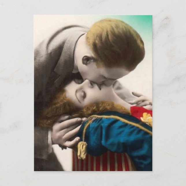 Carte postale Vintage Love Couple (Devant)